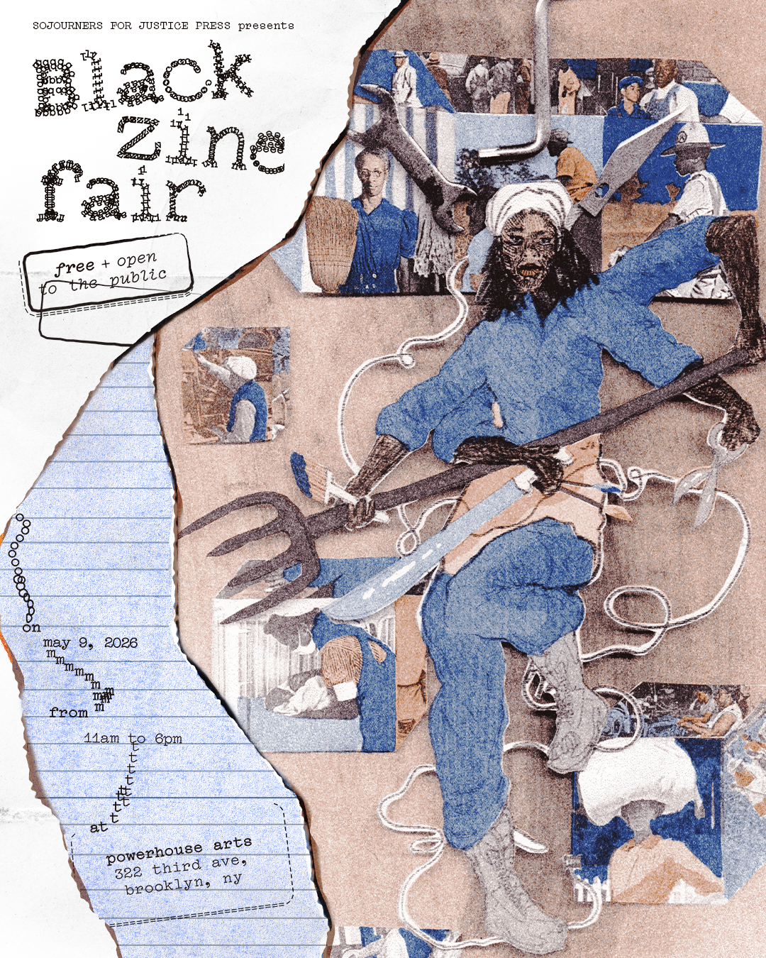 Black Zine Fair poster 2026