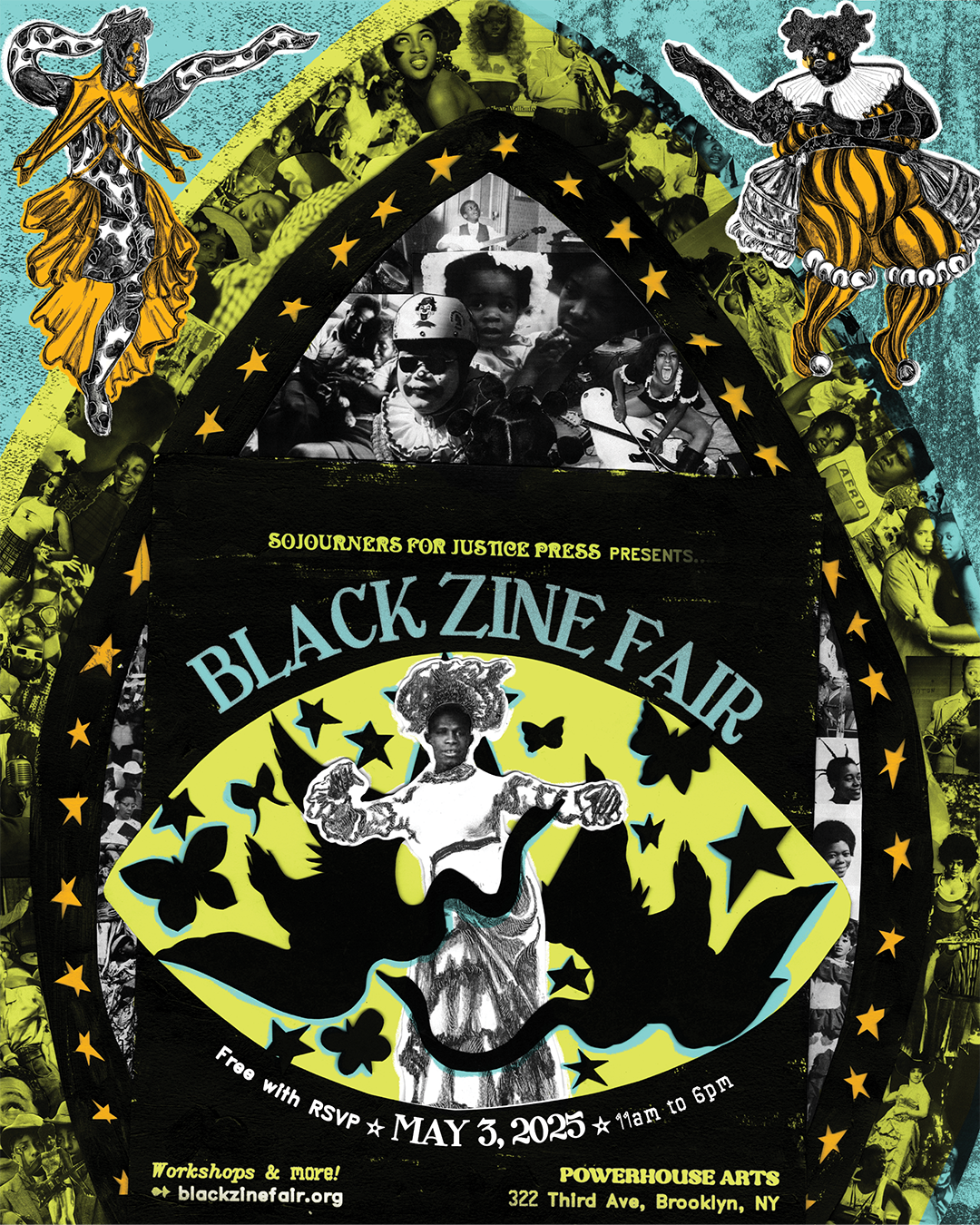 Black Zine Fair poster 2025